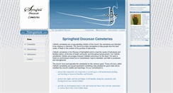 Desktop Screenshot of diospringfieldcemeteries.org
