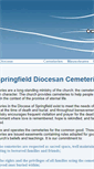Mobile Screenshot of diospringfieldcemeteries.org